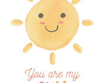 You Are My Sun My Moon and All My Stars Nursery Prints Boho - Etsy