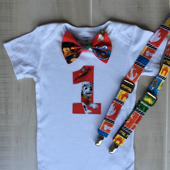 first birthday outfit boy paw patrol