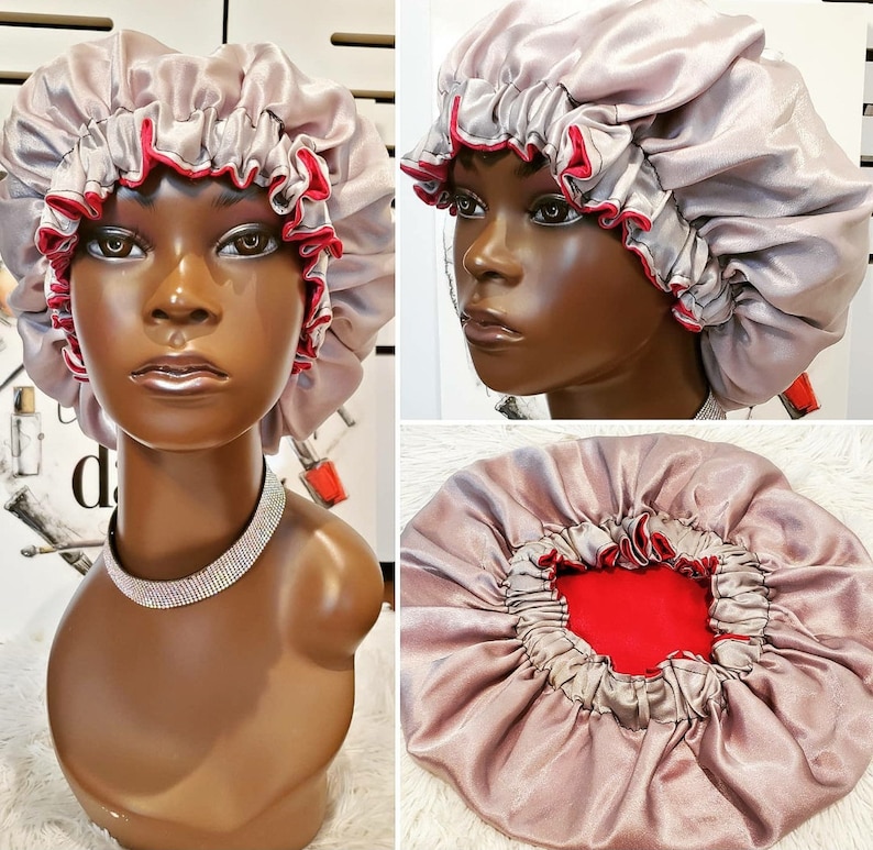 Silver/hot Pink LUXURY SATIN Reversible Etsy