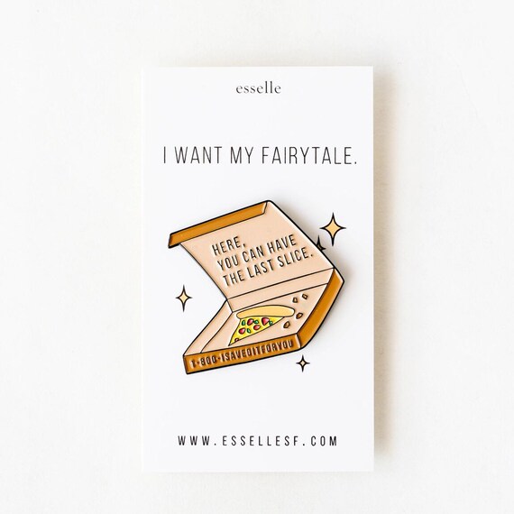 'Buy Me Pizza' Enamel Pin with Card 'Buy Me Pizza' Enamel Pin with Card