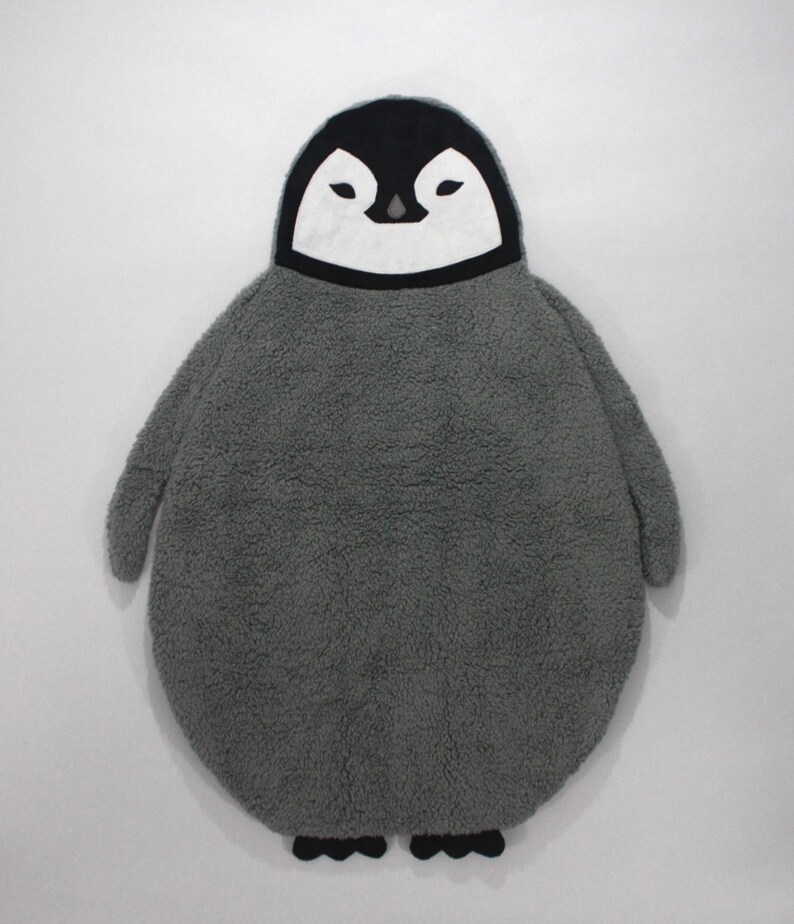 Baby Penguin baby blanket--Baby Penguin security blanket--Penguin security blanket