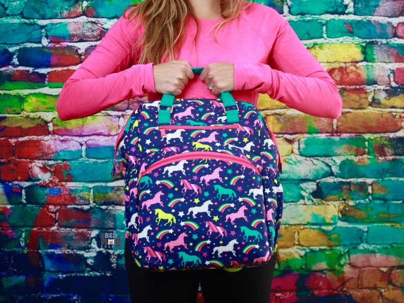Unicorns and Rainbows Backpack Diaper Bag Diaper Backpack Etsy