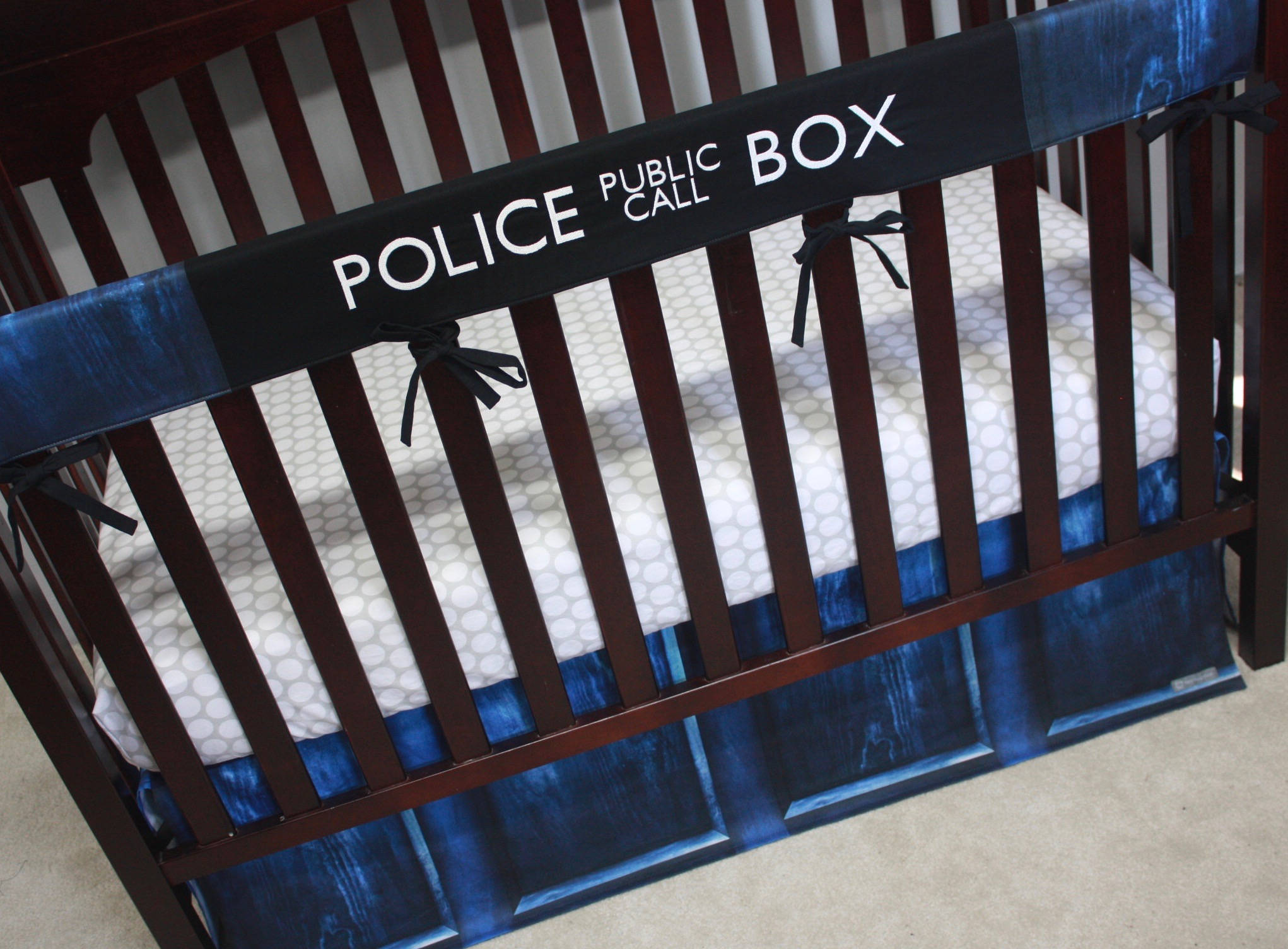 Doctor Who Baby Bedding The Tardis Ready To Ship