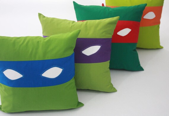 ninja turtle cloud pillow