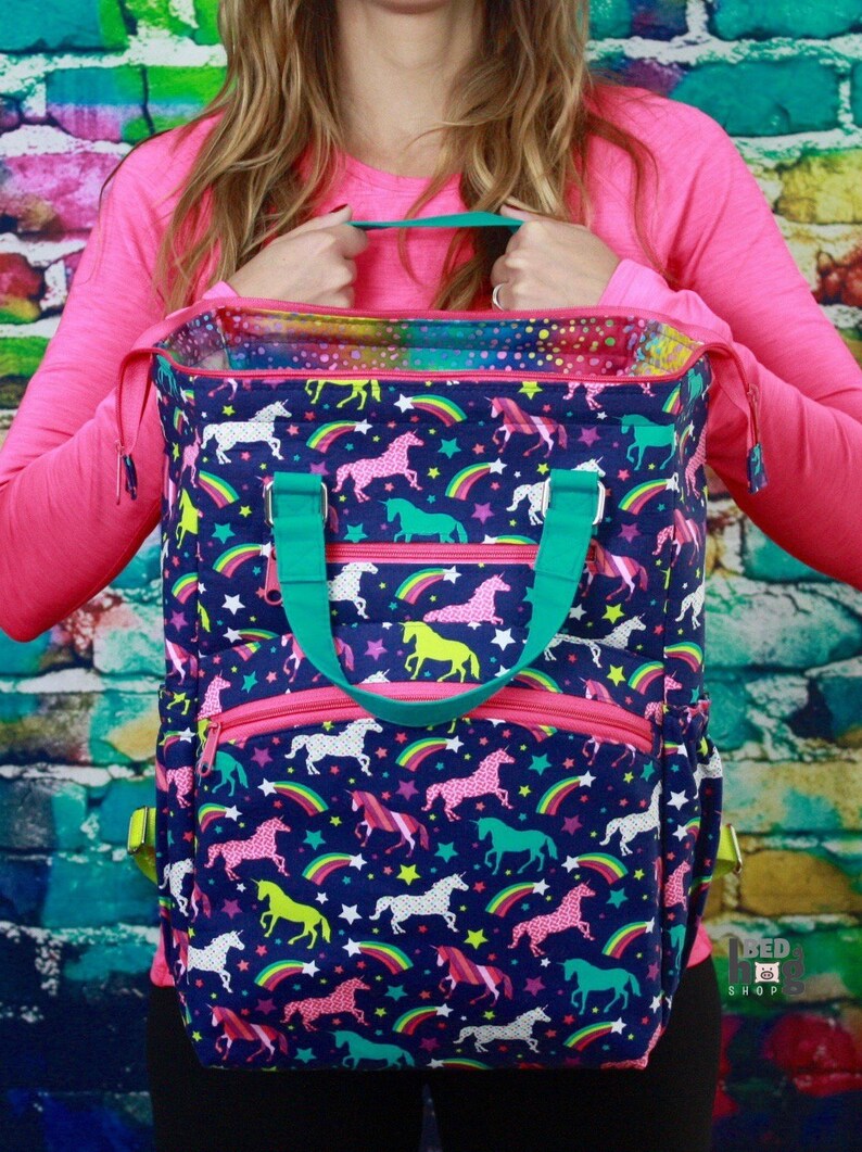 Unicorns and Rainbows Backpack Diaper Bag Diaper Backpack Etsy