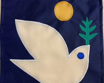 Peace Dove Garden Flag