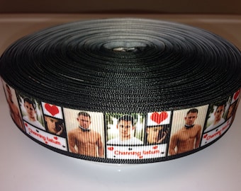 Channing Tatum ribbon for cake decorating or scrapbooking Magic Mike