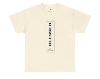 Blessed Christian T-Shirt | Faith Graphic Tee for Men & Women | Unisex Religious Shirt | Modern Christian Apparel | Gift for Believers