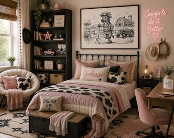 Bauer Zebra Wand Kunst | Bauernhof Tier Kinderzimmer Deko, Kinderzimmer (Digitaler Download)