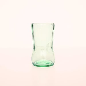 Small Recycled Soda Pop Bottle Glasses - Cola - Dishwasher Safe