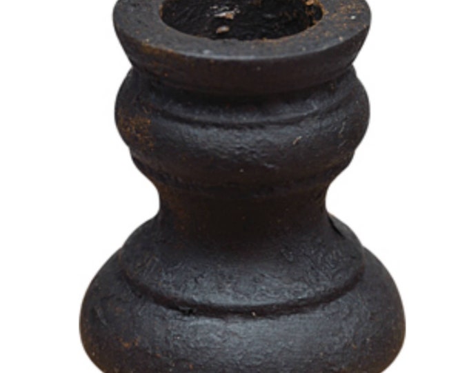 Wooden Black Taper Candle Holder Etsy