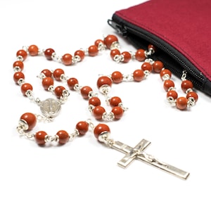 Red Jasper Gemstone Rosary