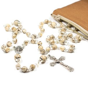 Feldspar Gemstone Rosary