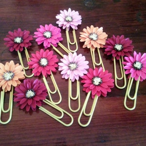 Daisy Planner Clip, Journaling Clip, Page Marker, Bookmark, Planner Accessory