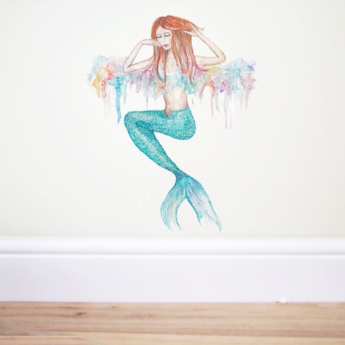 Rainbow Goldfish Fish Wall Decal Under the Sea Nursery Etsy UK