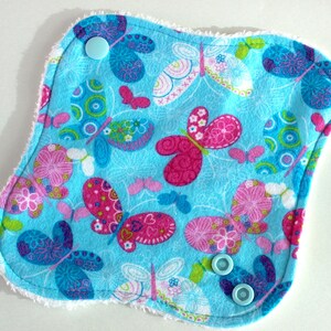 Cloth panty liners made with cotton and bamboo towelling or velour washable CSP image 9