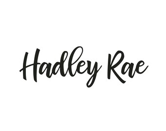 Baby Name Wall Vinyl Nursery Decal 2587