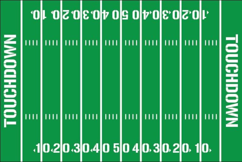 Football Field Yardline Decals Removable Vinyl 2088 Wall Decals