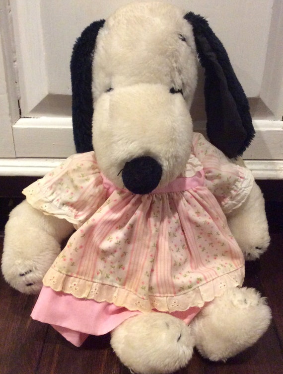 belle snoopy stuffed animal