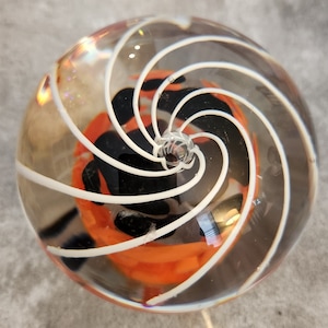 Vintage 3&quot; Art Glass Paperweight, Paperweights, Paper Weight, Glass Paperweight, Desk Paperweight, Desk Decor, Office Decor, Weight Paper