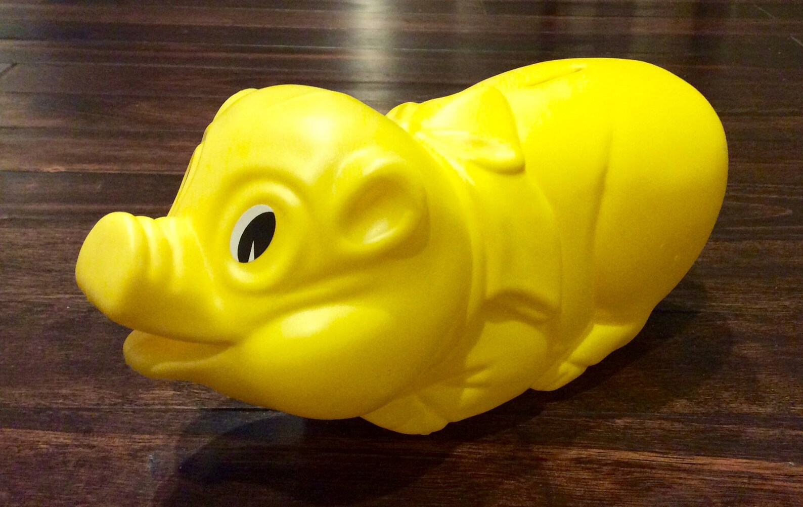 Vintage Blow Mold Yellow Piggy Bank Yellow Piggy Banks Blow Etsy