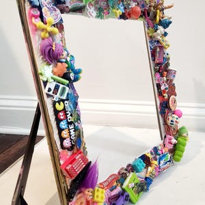 I HEART THE 80'S Picture Frame Collage, 1980s Art Decor, Decorated ...