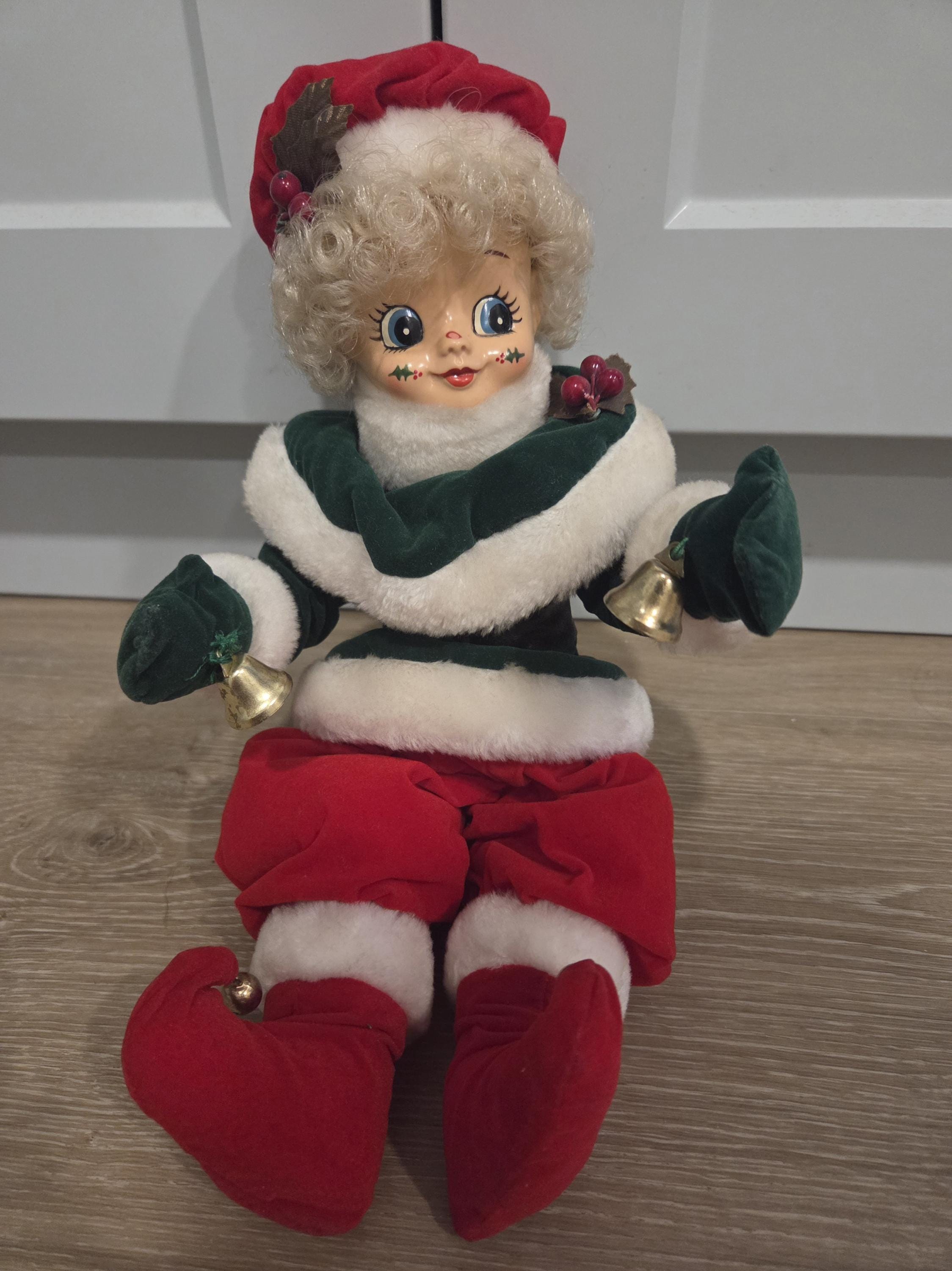 1986 Brinn's Christmas Elf Doll: Vintage Holiday Decor. - Etsy