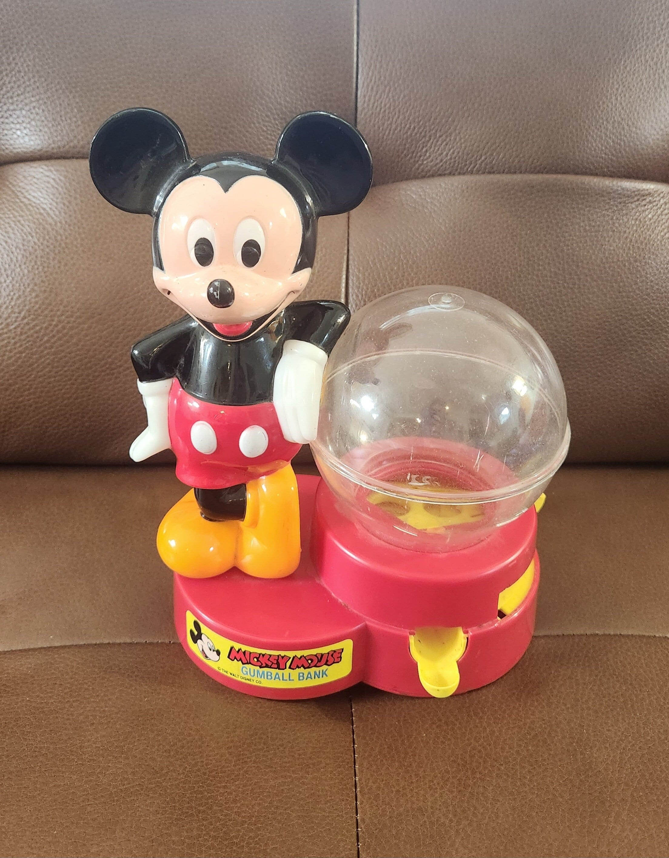 中古 TOY ビンテージ ミッキーマウス ガムボール 1980s Disney Mickey Mouse Gumball Machine, Candy Dispenser - Etsy
