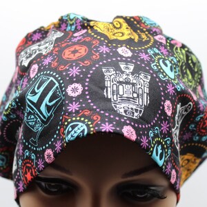 Medical Surgical Scrub Hat, Women Surgical Cap, Chemo Cap, Scrub Hat, Star Wars