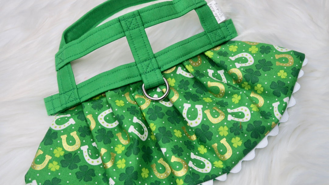 The Quinn // Dog Harness Dress Irish Dog Harness Irish Dog Etsy
