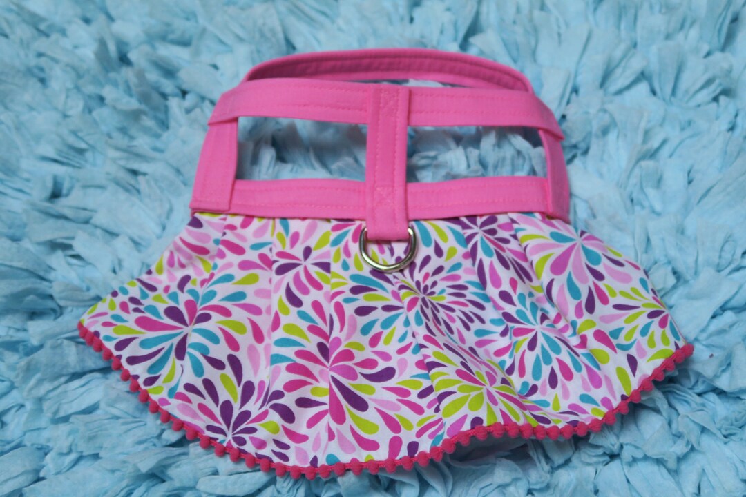 The Josie // Dog Harness Dress, Girly Dog Harness, Girl Dog Dress
