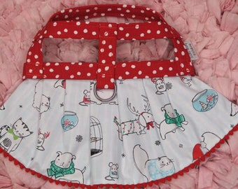 El Villancico // Vestido de Arnés de Perro de Navidad