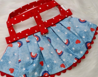 The Glory , Hundegeschirr Kleid, Hundegeschirr, Hundegeschirr, Welpe Kleid, Welpe Kleid, Welpe Halter, patriotischer Hund, 4. Juli, amerikanische Flagge