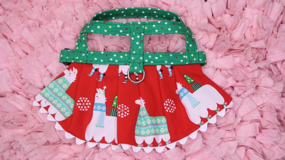 white christmas dresses Alpaca Christmas Hoodie Dress main image 1