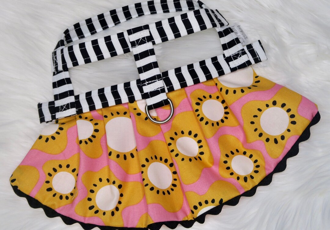 The Taryn // Dog Harness Dress, Summer Dog Harness, Dog Dress, Dog Harness, Spring Dog Dress