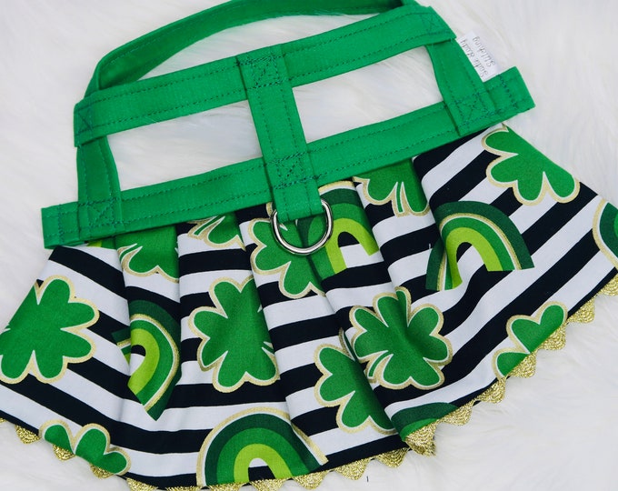 The Ingrid // Dog Harness Dress, Irish Dog Harness, Irish Dog Dress