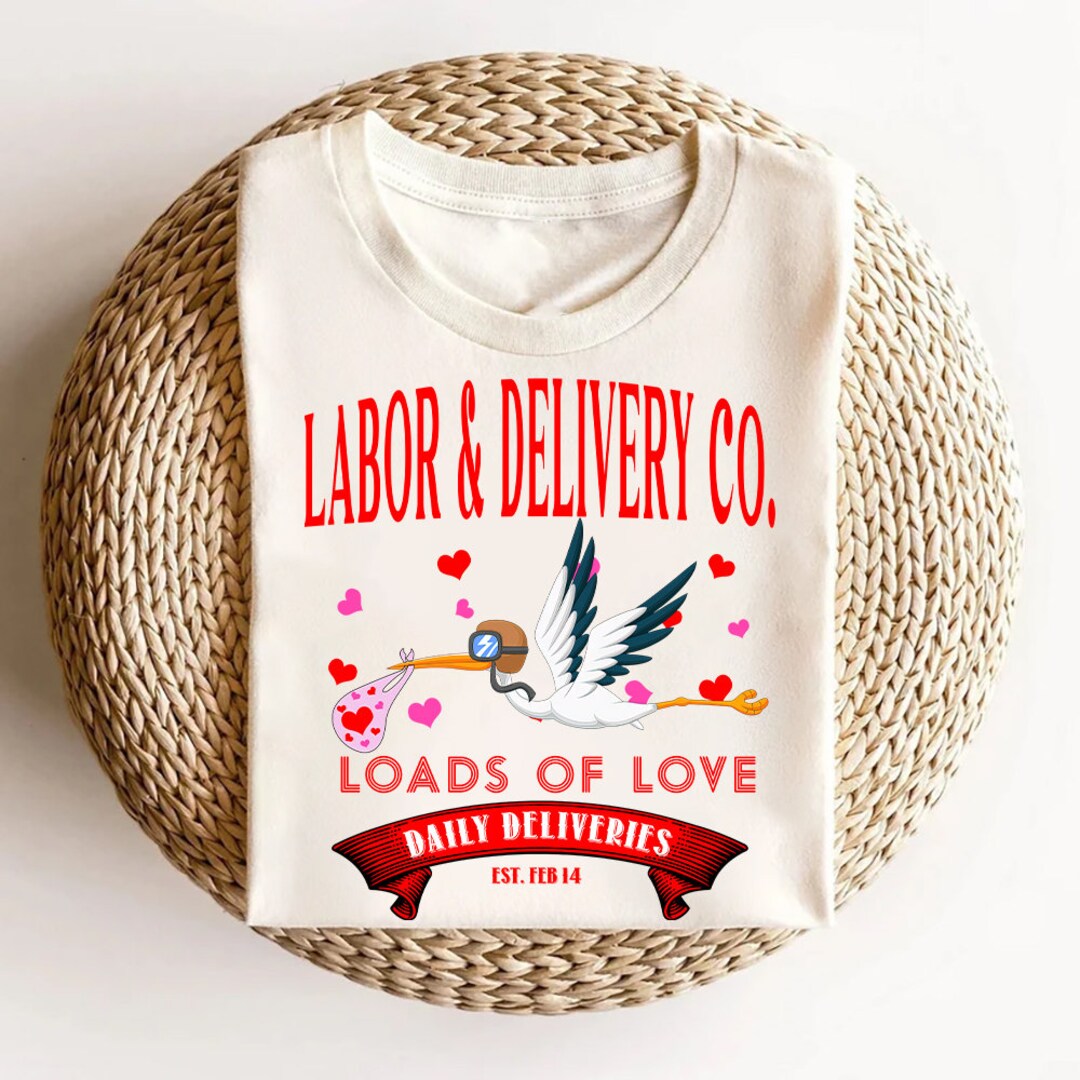 LandD Valentines Day Shirt Labor Delivery Co Nurse Rn Aide pic
