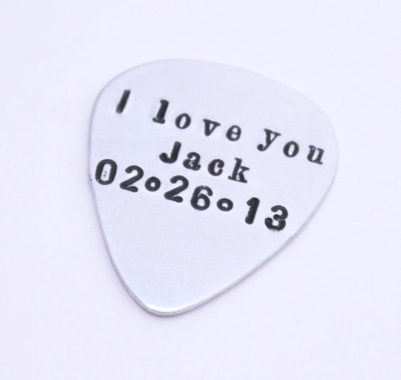 Personalized Guitar Pick Guitar Pick I pick you Custom Any Date