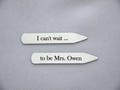 Personalized Collar Stays, Grooms Gift from Bride, Gift for Groom from Bride, Gifts for Groom, Gifts for Husband, Anniversary Gifts Men
