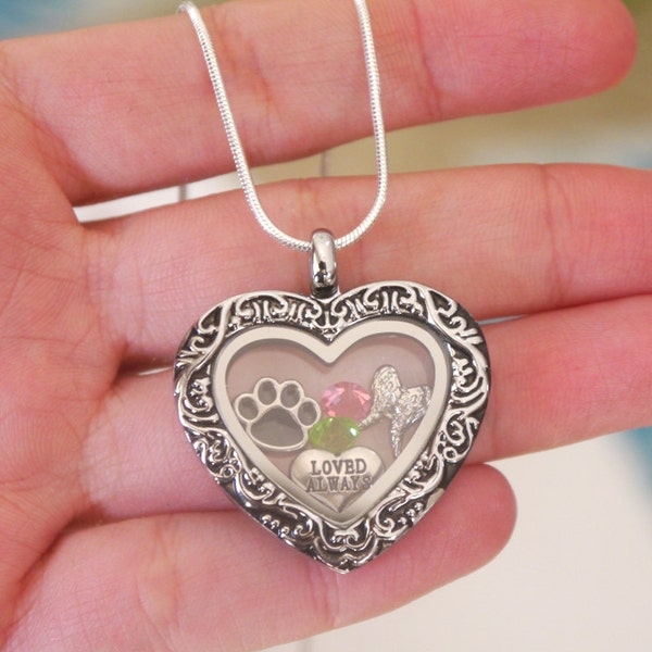 Pet Memorial Locket Etsy