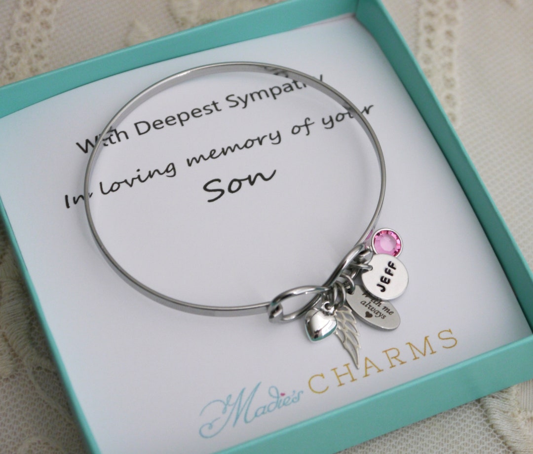 Memorial Gift for Loss of Son Loss of Son Gift Sympathy Gift Etsy
