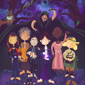 Down the Witches&#39; Road Print