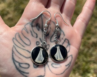 Taxidermy Rat Tail Earrings Real Rats Oddities - Etsy