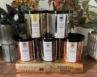Fourth Wing Collection bundle - all 5 candles! | Fourth Wing Candles | Officially Licensed | Book Candles