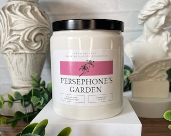 Persephone's Garden | Greek Mythology Inspired Candle | Myths | 8 oz soy candle