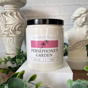 Persephone's Garden | Greek Mythology Inspired Candle | Myths | 8 oz soy candle