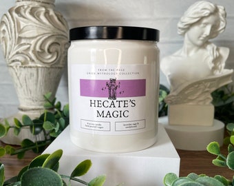 La Magia de Hécate / Vela inspirada en la mitología griega / Mitos / Vela de soja de 227 g