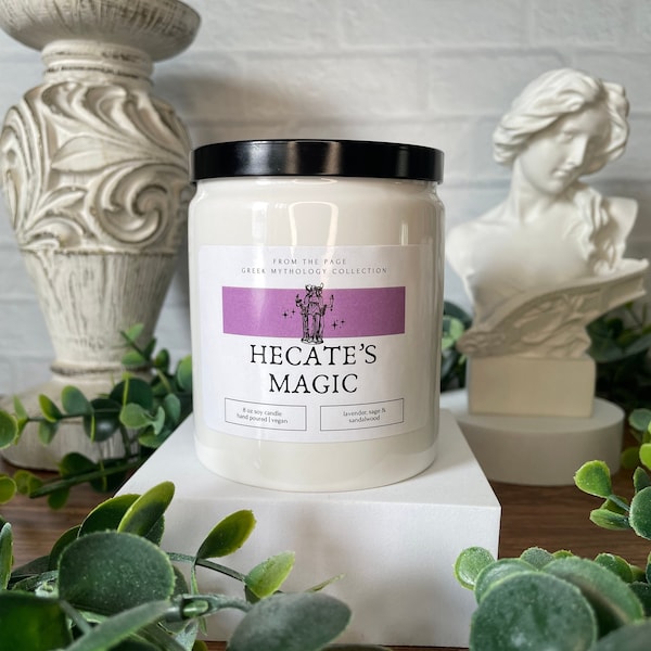 Hecate's Magic | Greek Mythology Inspired Candle | Myths | 8 oz soy candle