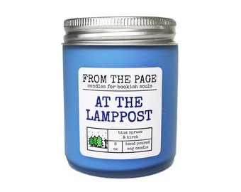 At the Lamppost | Book Inspired Candle | Bookworm Gift | Winter candles | 8 oz soy candle