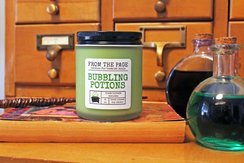 Bubbling Potions Soy Candle 8 oz Etsy